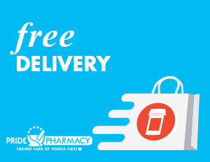 Free Delivery at pride Pharmacy